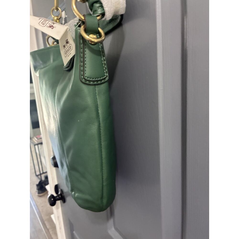 Authentic Coach Kristen 14783 Green Leather Hobo Shoulder Bag NEW! - Picture 11 of 11